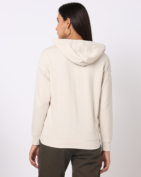 Buy White Sweatshirt & Hoodies for Women by DNMX Online