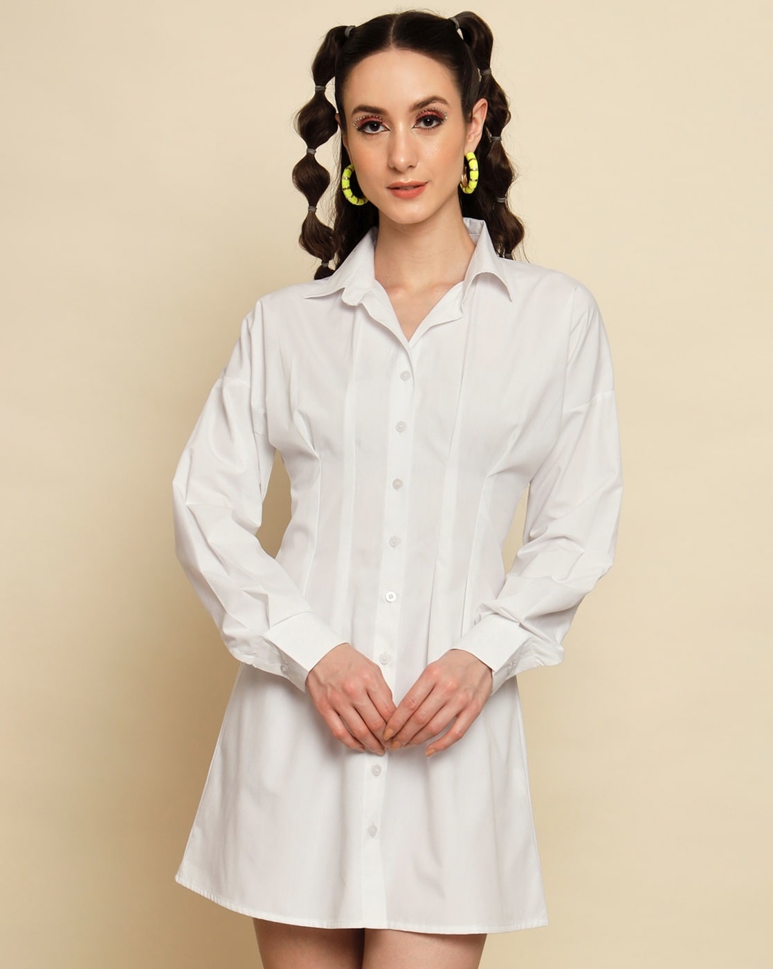 Women's Navy Denim Shirt dress – Stylestone