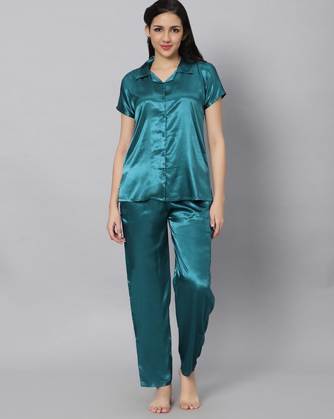 Short Sleeve Top Pyjamas Set