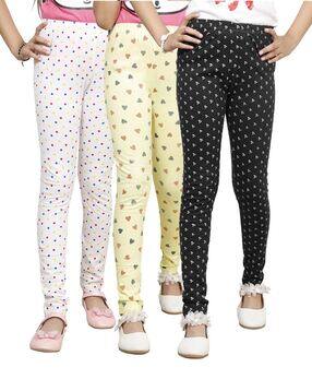 indiweaves Pack of 3 Printed Leggings-picture-13