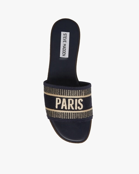 Steve madden slippers online with strap