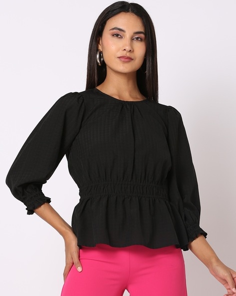 Relaxed Fit Top with Spaghetti