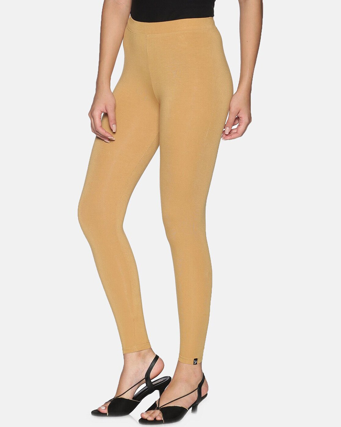 Buy Beige Leggings for Women by Twin Birds Online