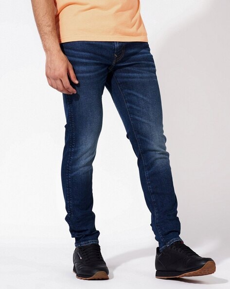 American Eagle Jeans Whiskering detail