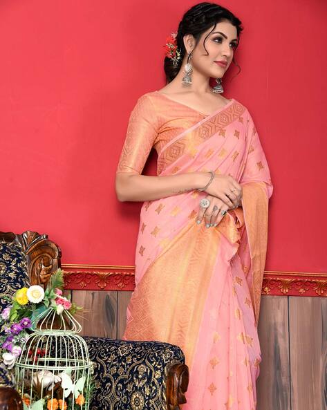 Buy Embroidered Festival Traditional Saree Online : 232887 -