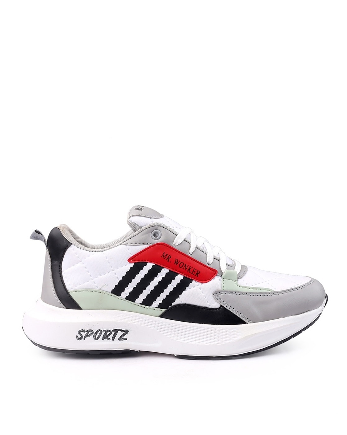 Buy MR.WONKER Synthetic Lace Up Women's Double Less Sneakers | Shoppers Stop