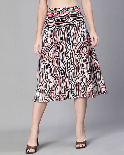 Buy Multicolor Skirts for Women by Oxolloxo Online