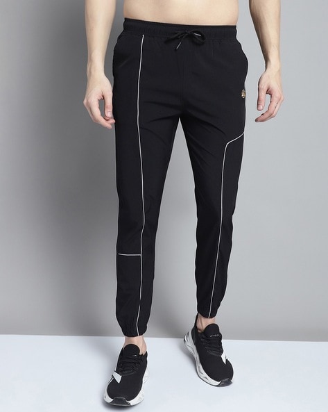 Buy Heathered Fitted Track Pants with Flap Pockets Online at Best Prices in  India - JioMart.
