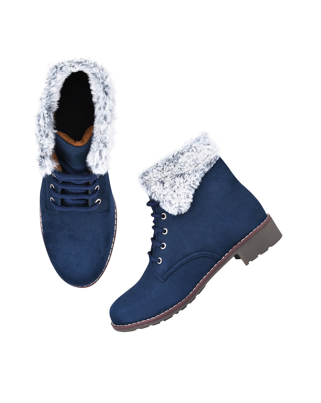 Buy Navy Blue Boots for Women by Selfiee Online