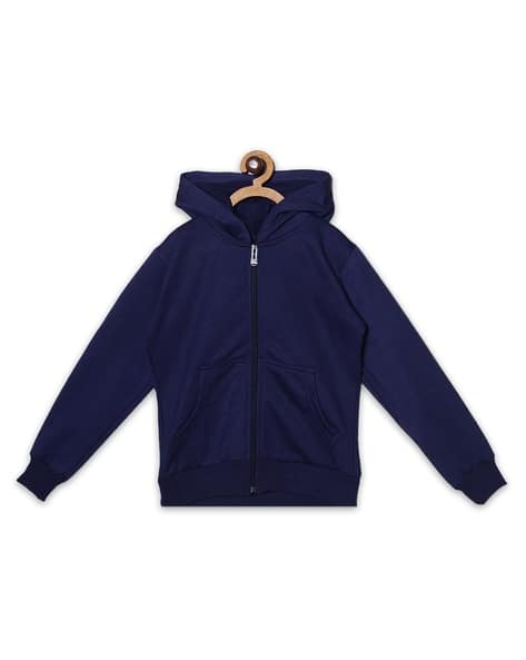 Zip-Front Hoodie with Insert Pockets