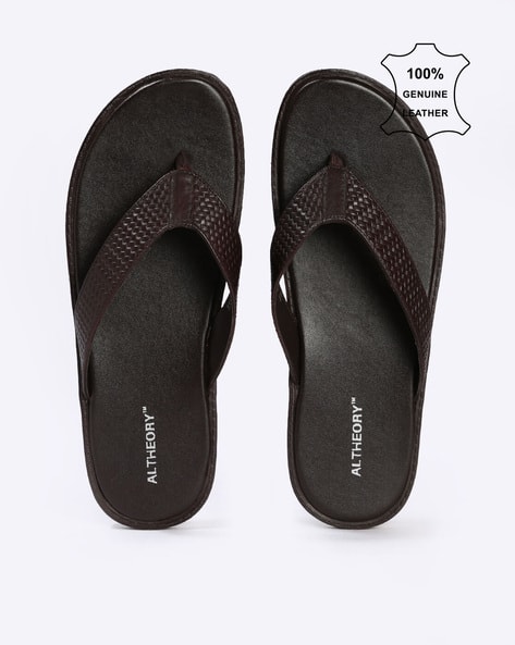 Thong-Strap Slip-On Sandals