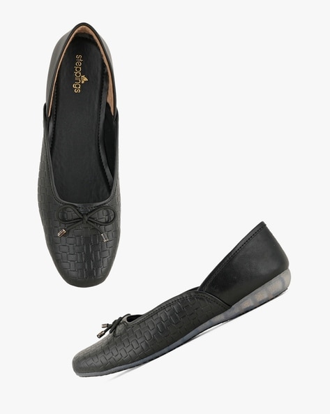 Buy Black Flat Shoes for Women by Steppings Online