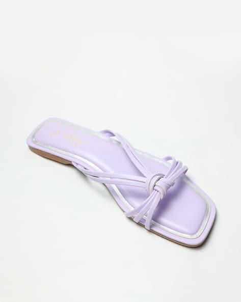 Open-Toe Gladiator Flat Sandals