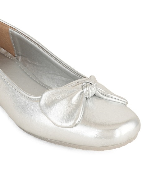 Silver 2025 dress flats