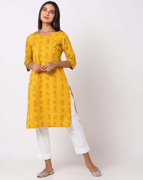 Buy online Women's Straight Kurta from Kurta Kurtis for Women by Aurelia  for ₹800 at 43% off | 2024 Limeroad.com