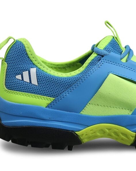 Adidas running shoes 2025 blue and green