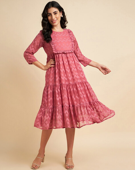 Buy Pink Dresses for Women by AZIRA Online