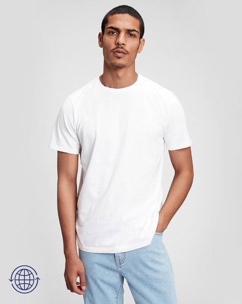 Buy White Tshirts for Men by GAP Online Ajio