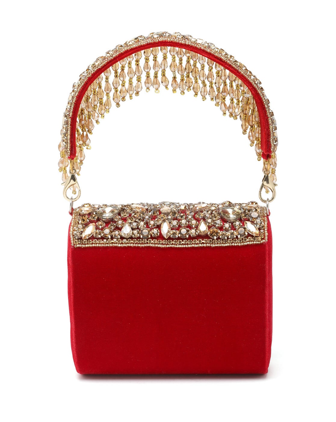 clutch purse for women golden and red bridal party and wedding bag : Amazon. in: Fashion