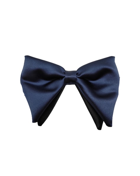 Buy The Tie Hub Solid Butterfly Bowties (Solid Black) at