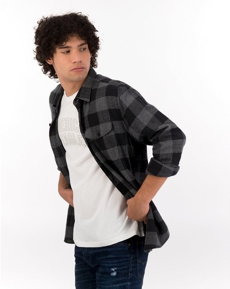 American eagle sales flannel jacket