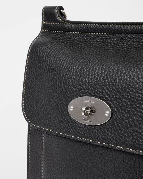 MULBERRY Vintage Gray Leather Bag COA needs TLC | eBay