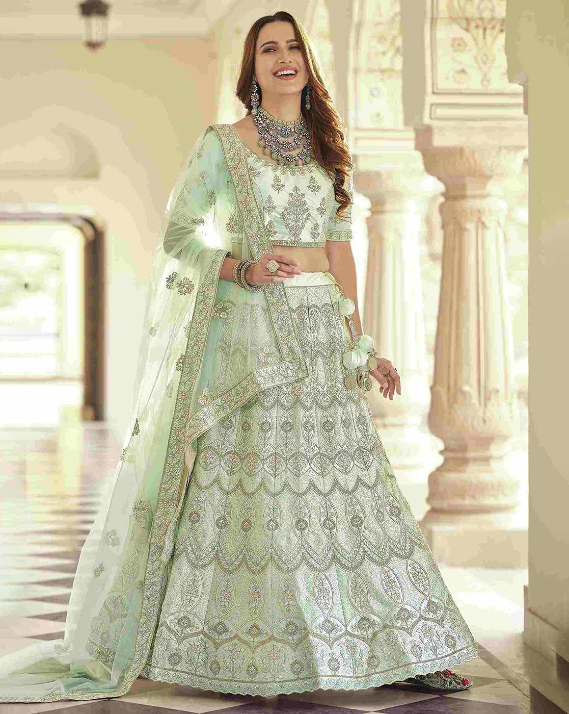 Broad Flared Lehenga