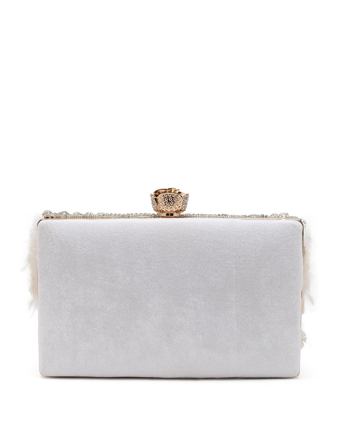 Buy LONGING TO BUY Collection White Small Cutest Vintage Style Pearl Tote  Wrist Bag Clutch Purse (25 cm) Online at Best Prices in India - JioMart.