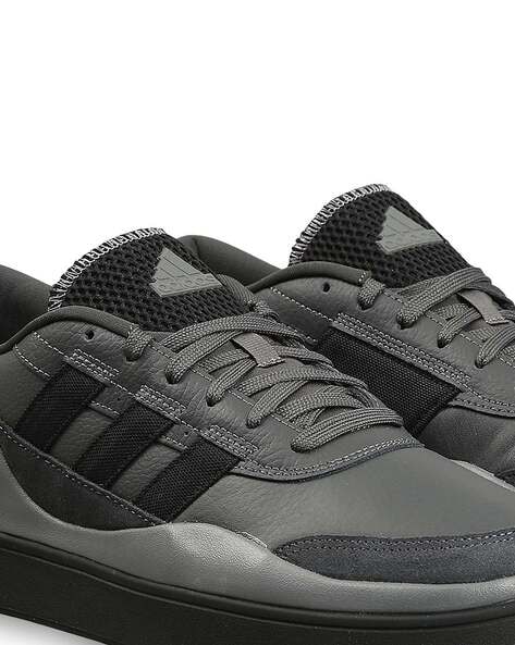 Adidas grey shop shoes leather