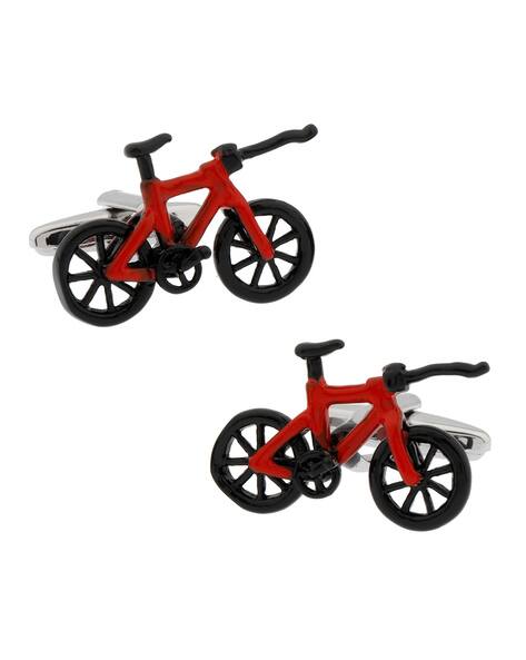 THE TIE HUB Bicycle Brass Cufflinks