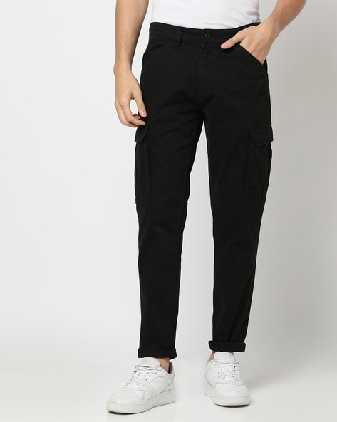 BLACK CARGO PANTS SIZE 35-36, Men's Fashion, Bottoms, Jeans on Carousell-baongoctrading.com.vn