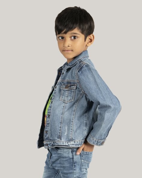 Buy A2Z 4 Kids® Kids Boys Denim Jackets Designer's Dark Blue Trendy Fashion Jeans  Jacket Stylish Coats New Age 3 4 5 6 7 8 9 10 11 12 13 Years Online at  desertcartINDIA