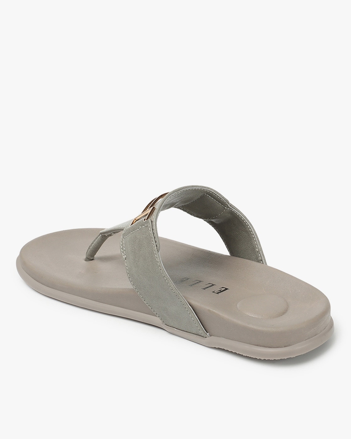 Buy Grey Flat Sandals for Women by ELLE Online Ajio