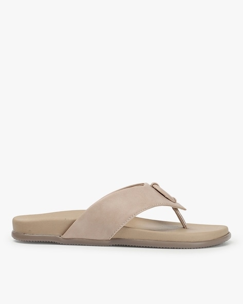 Buy Beige Flat Sandals for Women by ELLE Online Ajio