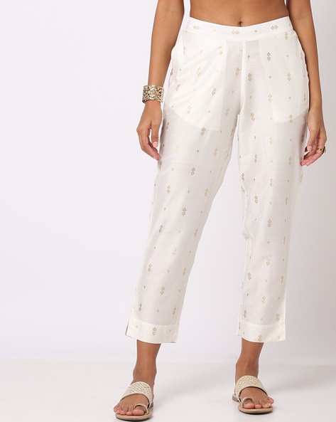 Buy White Pants for Women by AVAASA MIX N' MATCH Online