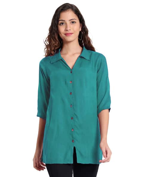 Buy Blue Shirts for Women by Indietoga Online