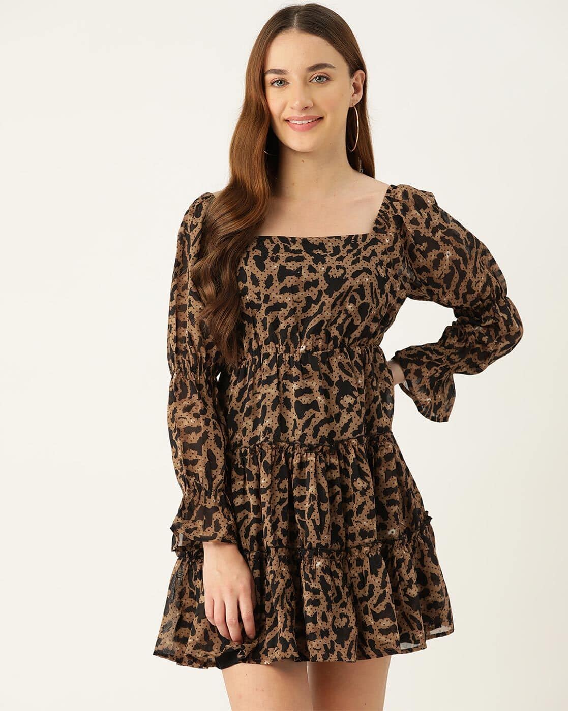 Buy Brown Dresses for Women by Slenor Online