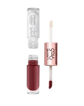 lakme 9 To 5 Matte To Glass Liquid Lip Color - Rose-picture-32