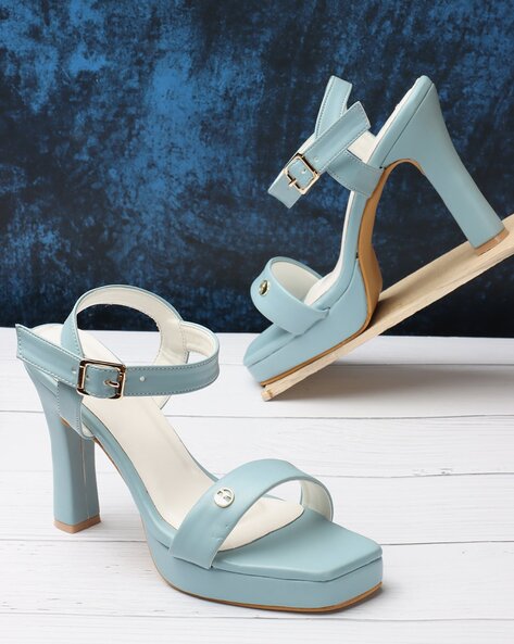 Locked In Your Love Heeled Sandals - Blue | Fashion Nova, Shoes | Fashion  Nova