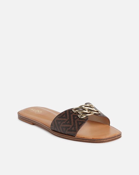 Louis Vuitton Flat Sandals With Locking