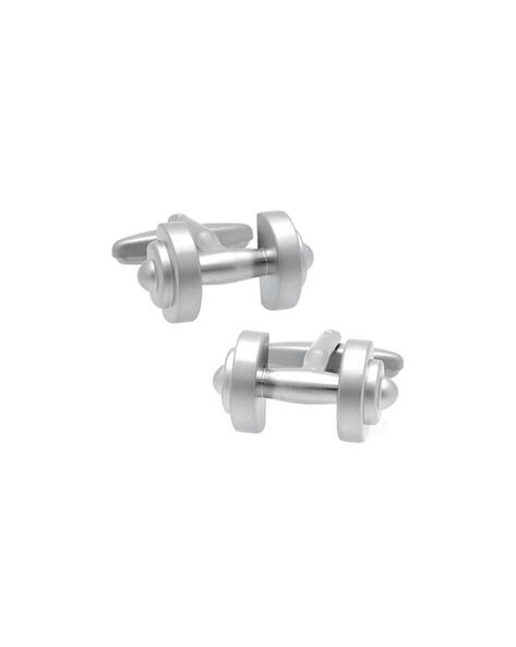 THE TIE HUB Dumbbells Brass Cufflinks