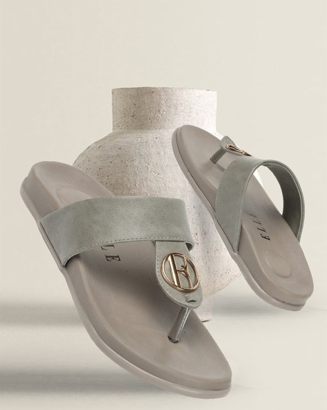 Grey flat sandals outlet womens