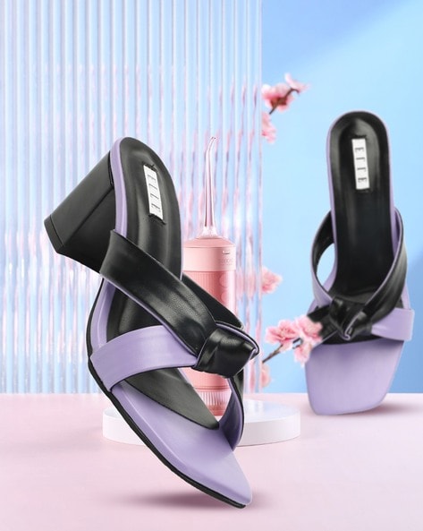 Steve Madden Viable heeled shoes in lilac satin | ASOS