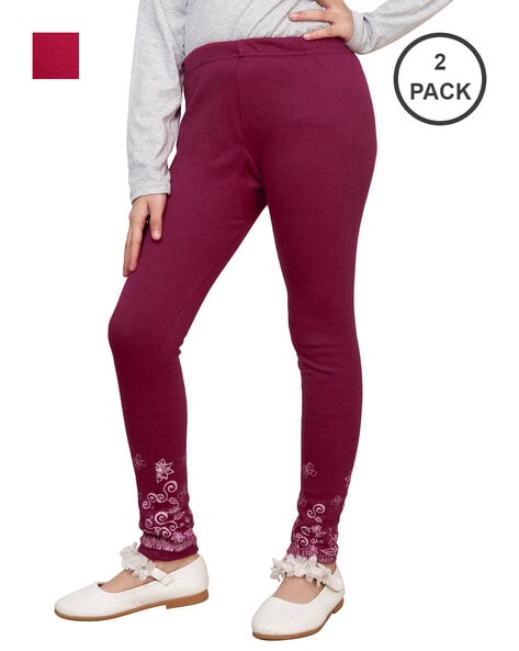 Pink maroon clearance leggings