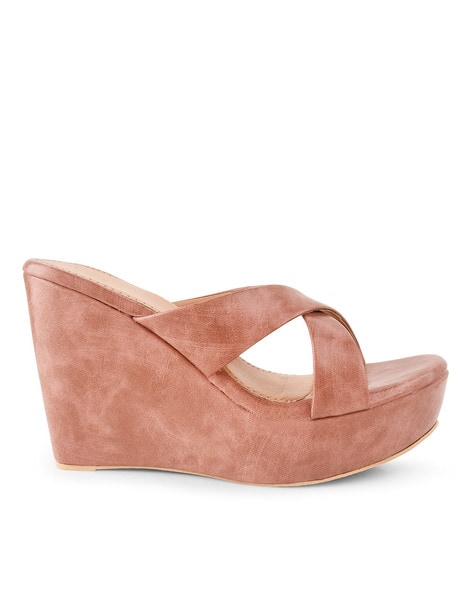 Suede platform 2024 wedges