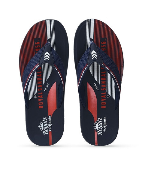 Buy Blue Flip Flop Slippers for Men by AJANTA Online Ajio