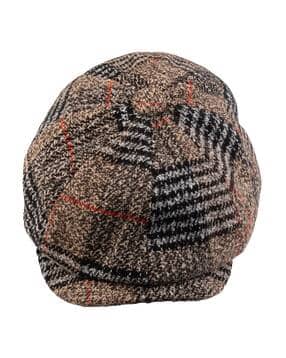 the tie hub Textured Baker Boy Cap-picture-45