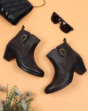 elle Women High-Top Boots with Buckle Accent-picture-13