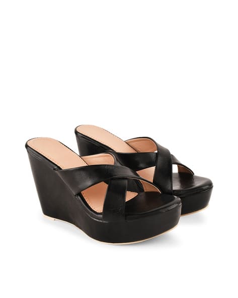 Women Cross-Strap Wedges
