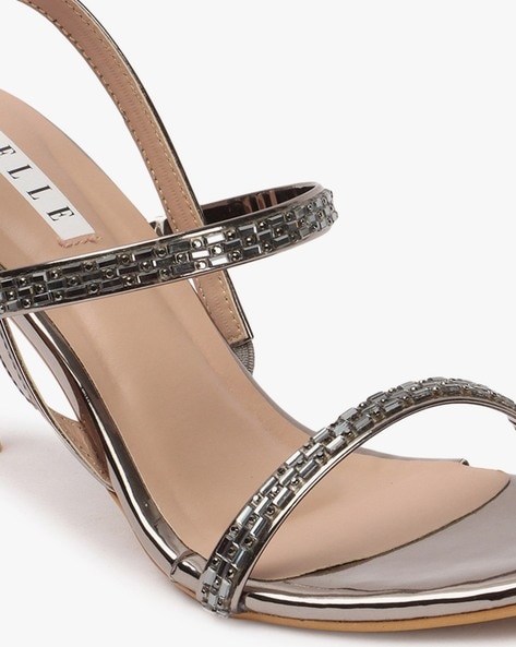 Leather Heeled sandal - green 1-1-28342-20-771: Buy Tamaris Sandals online!